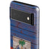 Haiti Flag Dark Wood Google Pixel 6 Case